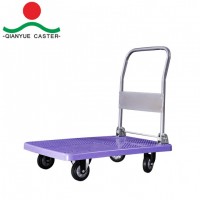 Plastic Platform Hand Truck, 150kgs/300kgs Loading Capacity