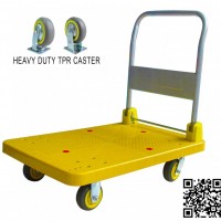 400kg Heavy Duty Plastic Platform Foldable Hand Truck
