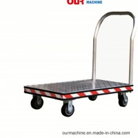 China Supplier Stocked Af2436 Aluminum Platform Hand Truck