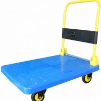 300kg Plastic Platform Hand Truck with Noiseless Wheels