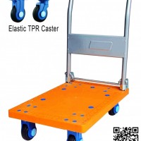 150/300kg Plastic Platform Hand Truck (Orange color)