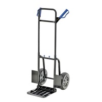 Steel Folding 2-Wheel Hand Truck for Indoor Outdoor Travel Shopping Cartht1200
