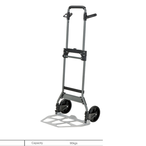Steel Shopping Trolley Luggage Cart 60kgs Load Capacity Outdoor Hotel Foldable Luggage Cart Hand Tru Image1