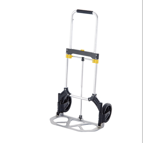 Aluminium Shopping Trolley Luggage Cart 60kgs Load Capacity Outdoor Hotel Foldable Luggage Cart Hand Image1
