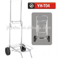 Steel Handtruck Folding Push Cart Hand Push Cart for Warehouse (YH-T04)