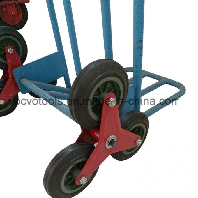 Six Wheels Foldable Stair Hand Trolly Hand Truck Image1