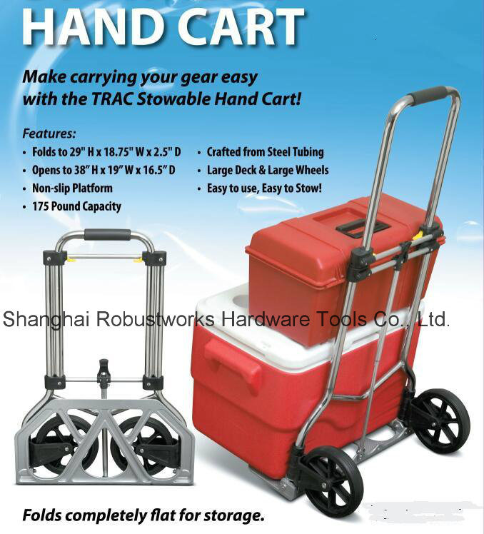Foldable Chrome-Plated Steel Hand Truck (HT022AC-1) Image1