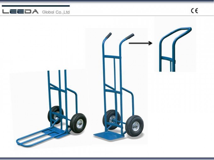 Flow Back Handle Hand Truck with Extensjion Nose (A series) Image1
