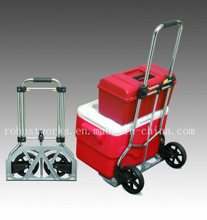 Foldable Chrome-Plated Steel Hand Truck (HT022AC) Image1