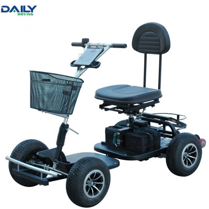 Ce Single Seat Easy Folding Electric Golf Cart with 24V 1000W Motor Image1