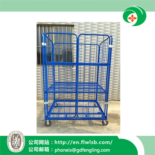 Foldable Dispatch Trolley for Warehouse with Ce Approval Image1