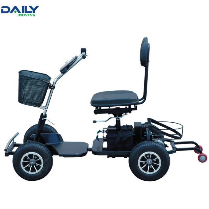 Easy Folding Portable Electric Power Golf Cart Single Seat with 24V 1000W Motor Image1