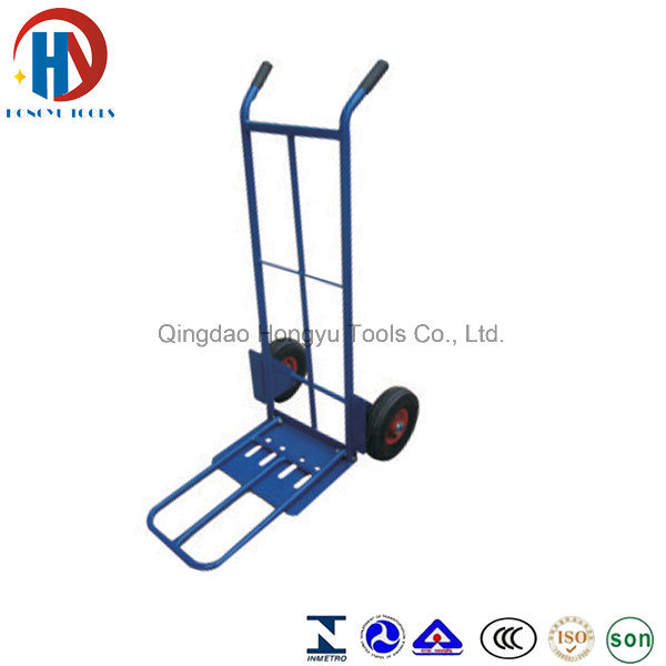 Folding Style Solid Wheel Hand Trolley (HT1823) Image1