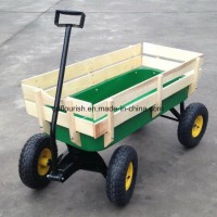 Tc1801 Folding Wooden Baby Tool Cart Wagon Cart