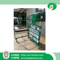Folding Steel Cage Trolley for Warehouse Storage with Ce