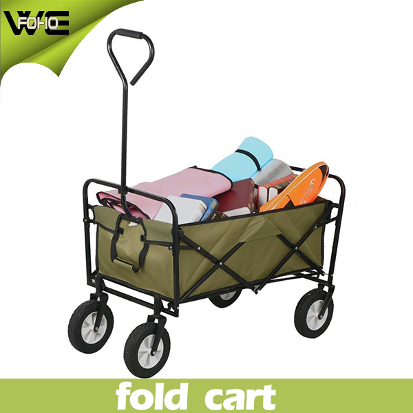 Folding Wagon Collapsible Hand Truck Utility Cart with Wheels Image1