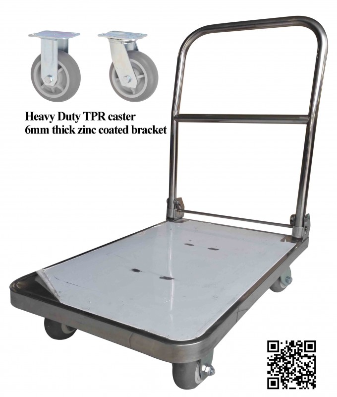 700kg Stainless Steel Handtruck Image1