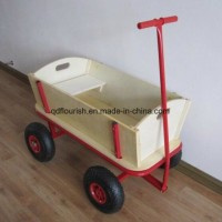 Tc1812 Wooden Folding Wooden Tool Cart Wagon Cart