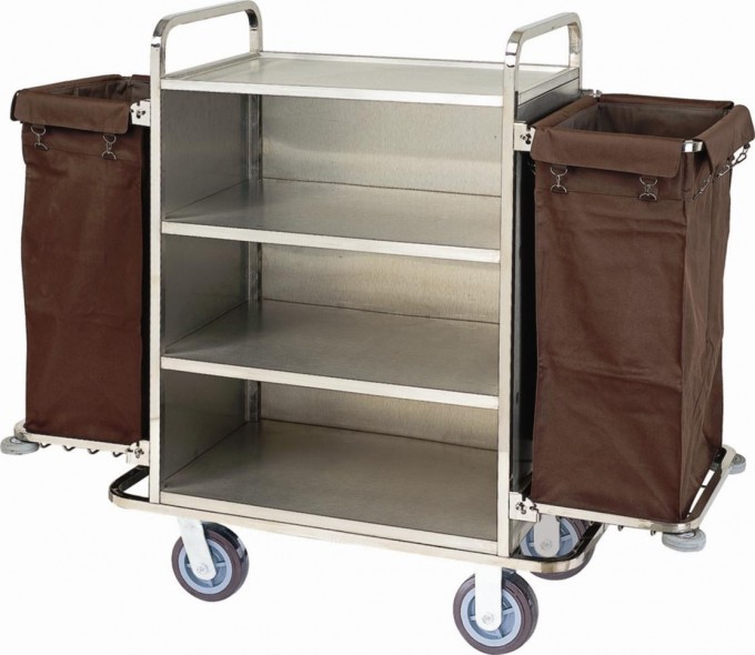 Foldable Guestroom Trolley with Stainless Steel (FW-02) Image1