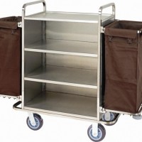 Foldable Guestroom Trolley with Stainless Steel (FW-02)