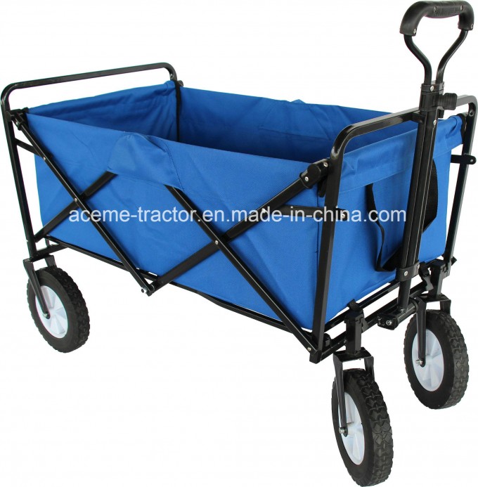 Folding Wagon Outdoors Folding Collapsible Utility Carts with Wheels Image1