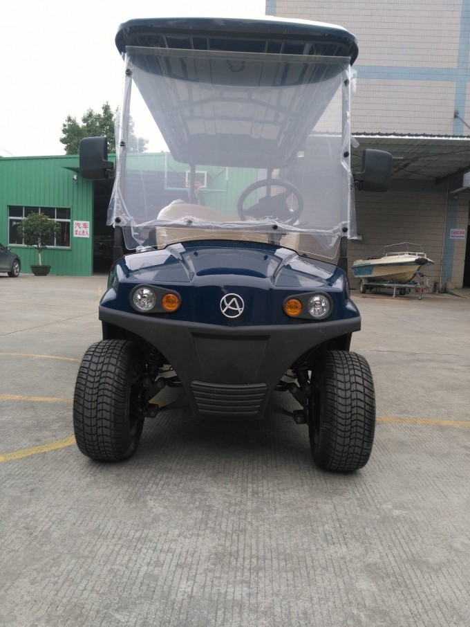 New Design 4+2 Passenger Aluminium Chassis Electric Mini Golf Cart with Ce Certificate for Hotel Image1