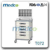 Medical Medicine Trolley, Hospital Aluminium Anesthesia Trolley
