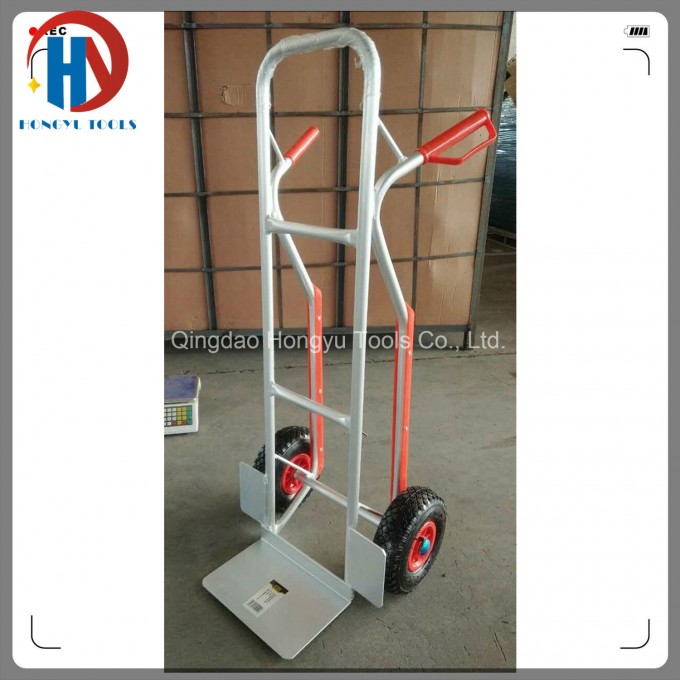 200kgs Capacity 10" Wheel Aluminum Hand Truck Image1