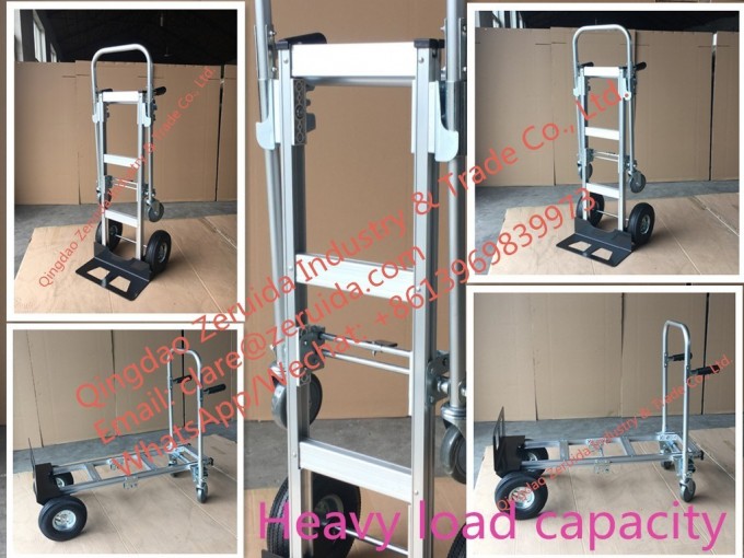 Factory Price Sales Black Nose Plate Aluminum Hand Truck Image1