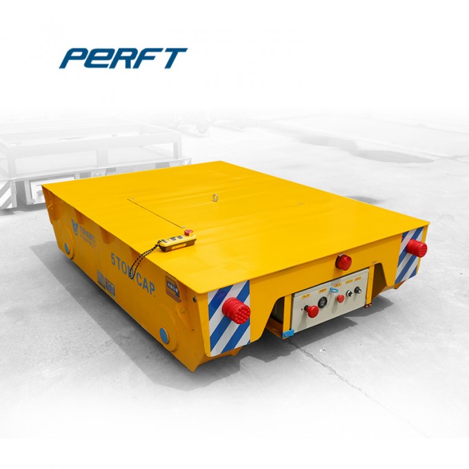 Storage Battery Die Flat Trolley Die Aluminum Transfer Cart Image1