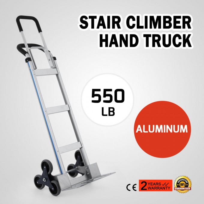 Aluminum Stair Climber Hand Truck 18X 7.5" Dolly Cart Image1