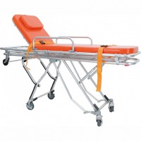 FDA Factory Low Price Medical Aluminum Loading Ambulance Stretcher Trolley