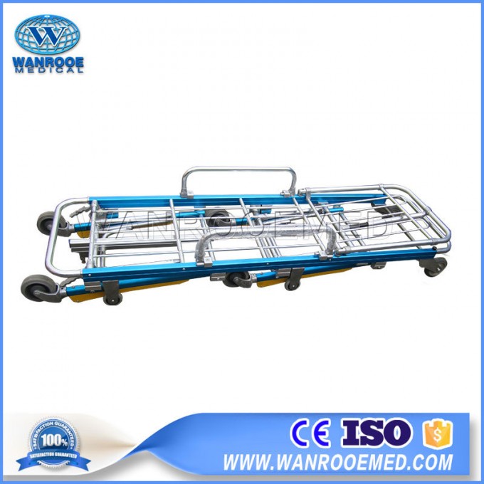 Ea-3A2 Patients Transfer Emergency Aluminum Alloy Ambulance Stretcher Trolley Image1