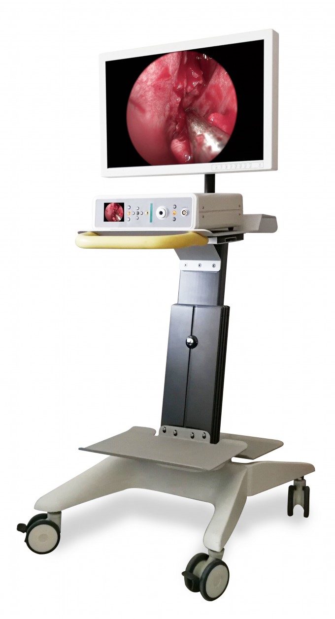 Excellent Quality Aluminum Ent Endoscopy Trolley Msleda / Endoscope Medical Emergency Trolley Specia Image1