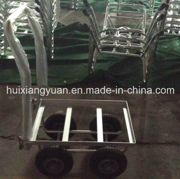 Tc4516al Four Wheel Aluminum Garden Hand Trolley Image1