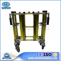 Ga102 Heavy Duty Funeral Aluminum Alloy Casket Church Truck Trolley