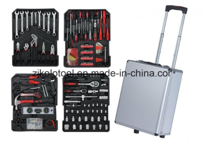 399PC Aluminum Box Tool Set Mechanics Hand Tool Trolley Image1