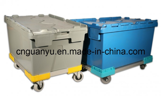 Plastic Container Carts, Easy-Moving Plastic Aluminium Cart (PKD6040) Image1