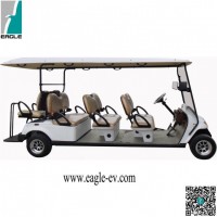 Electric Golf Carts, 8 Seat with Utility Cargo Box, Aluminum Chassis Frame, No Rusts
