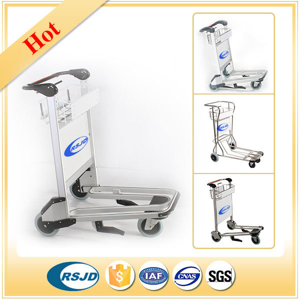 Airport Passenger Baggage Luggage Shopping Trolley Cart with Brake Image1