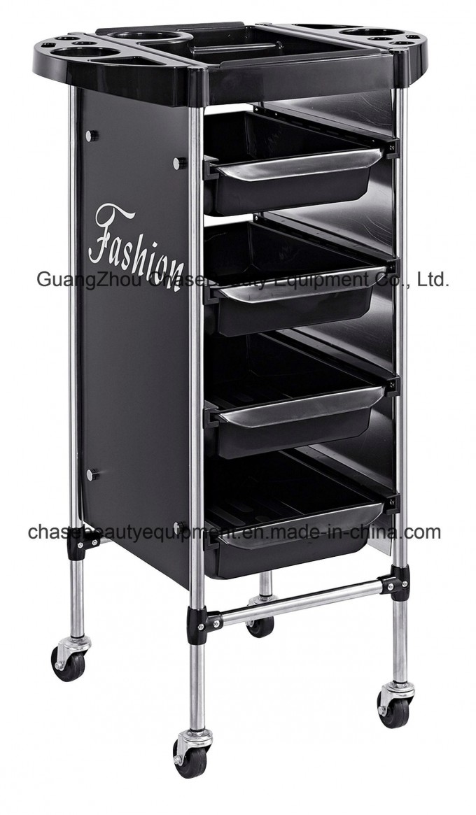 4 Layers Durable Salon Trolley Tools Table Hairderssing Trolley for Sale Image1