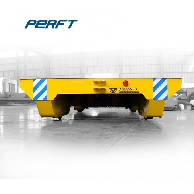 Lithium Battery Powered Industry Track Carriage Circular Rail Transfer Cart Image1