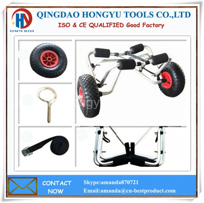 Foldable Kayak Rack Aluminum Kayak Cart Canoe Cart Beach Cart Image1