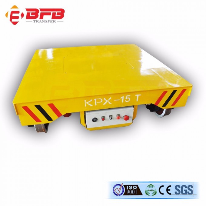 Aluminium Factory Use Motorized Electric Transfer Cart for Aluminium Coil Image1
