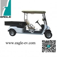 Two Seats Electric Golf Cart with Aluminum Cargo Box