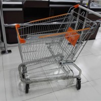 American Style Metal Grocery Shopping Trolley Carts
