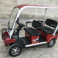 China Smart Design Cheap 4 Seats Electric Golf Car Cart with Alloy Roof/Wiper