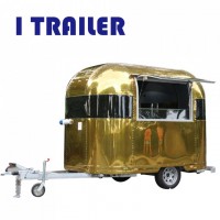 Overseas Aluminum Golden Hot Dog Cart