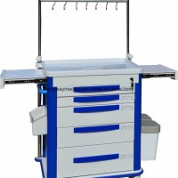 Hospital Medical Treatment Trolley ABS Infusion Trip Dressing Trolley