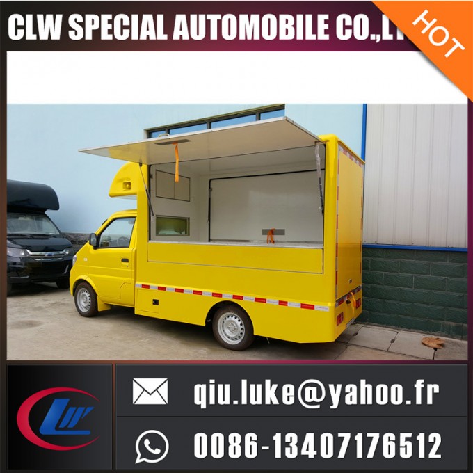 New Designed Moving Towable Ice Cream Mobile Food Cart with Ce Image1